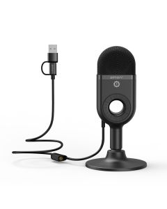 simorr Wave U1 USB Condenser Microphone (Black) 3491